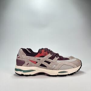 Asics Gel-MC Plus Oyster Grey Grape Retro Running Sneakers 1201A021 Men's Sz 8.5